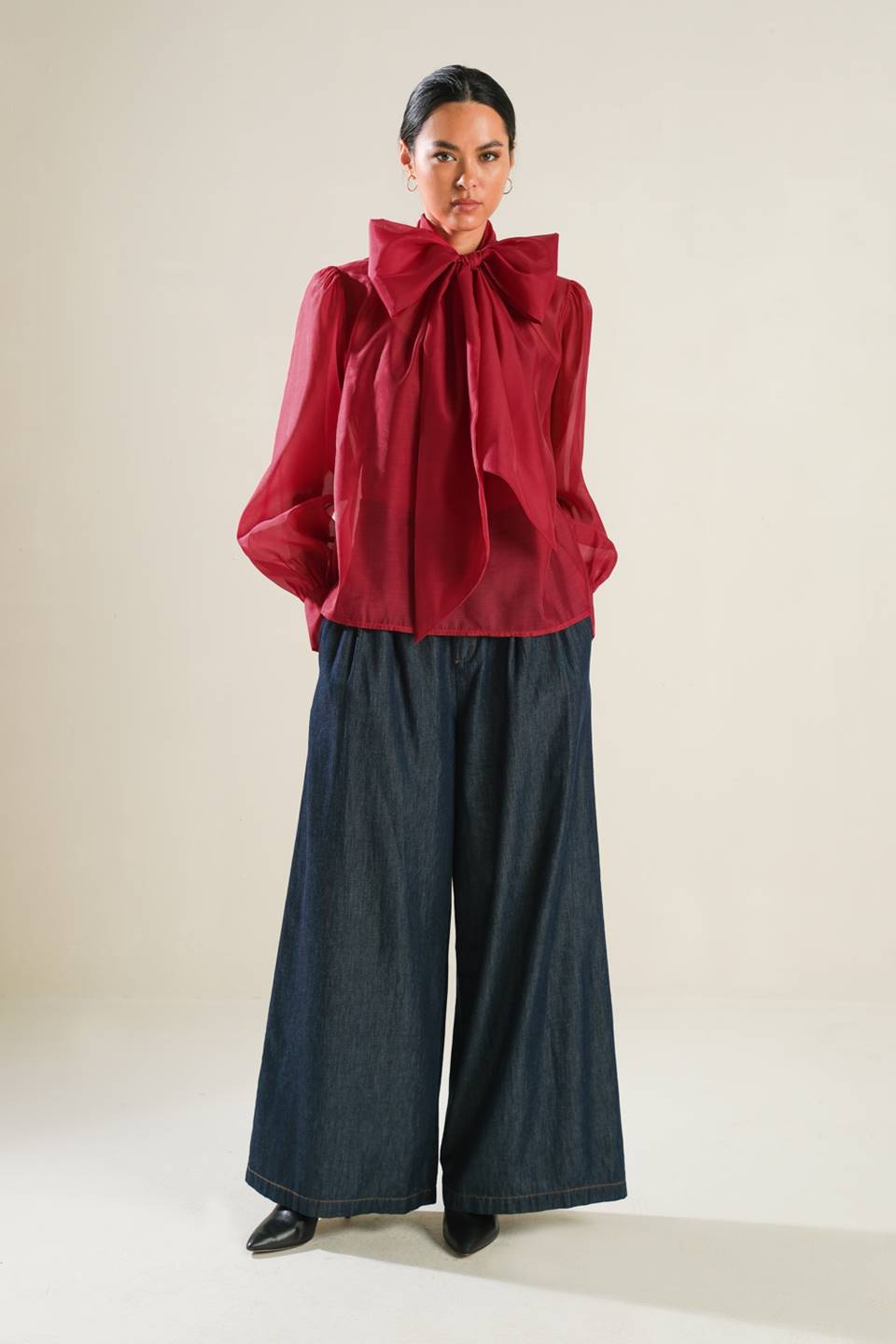 ON THIS DAY ORGANZA TOP Flying Tomato